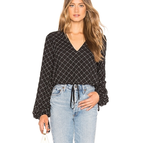Revolve Tularosa Long Sleeve Bree Blouse Xxsmall - Picture 1 of 9